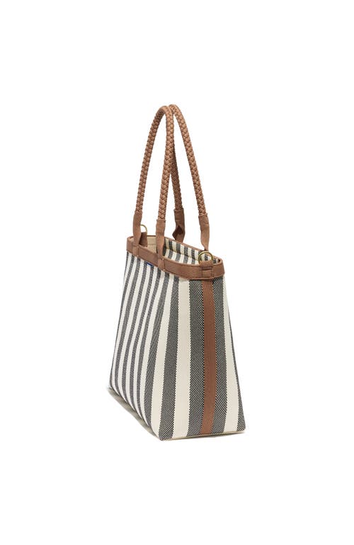 Rothys Rothy's The Lightweight Zip Tote In Cabana Stripe