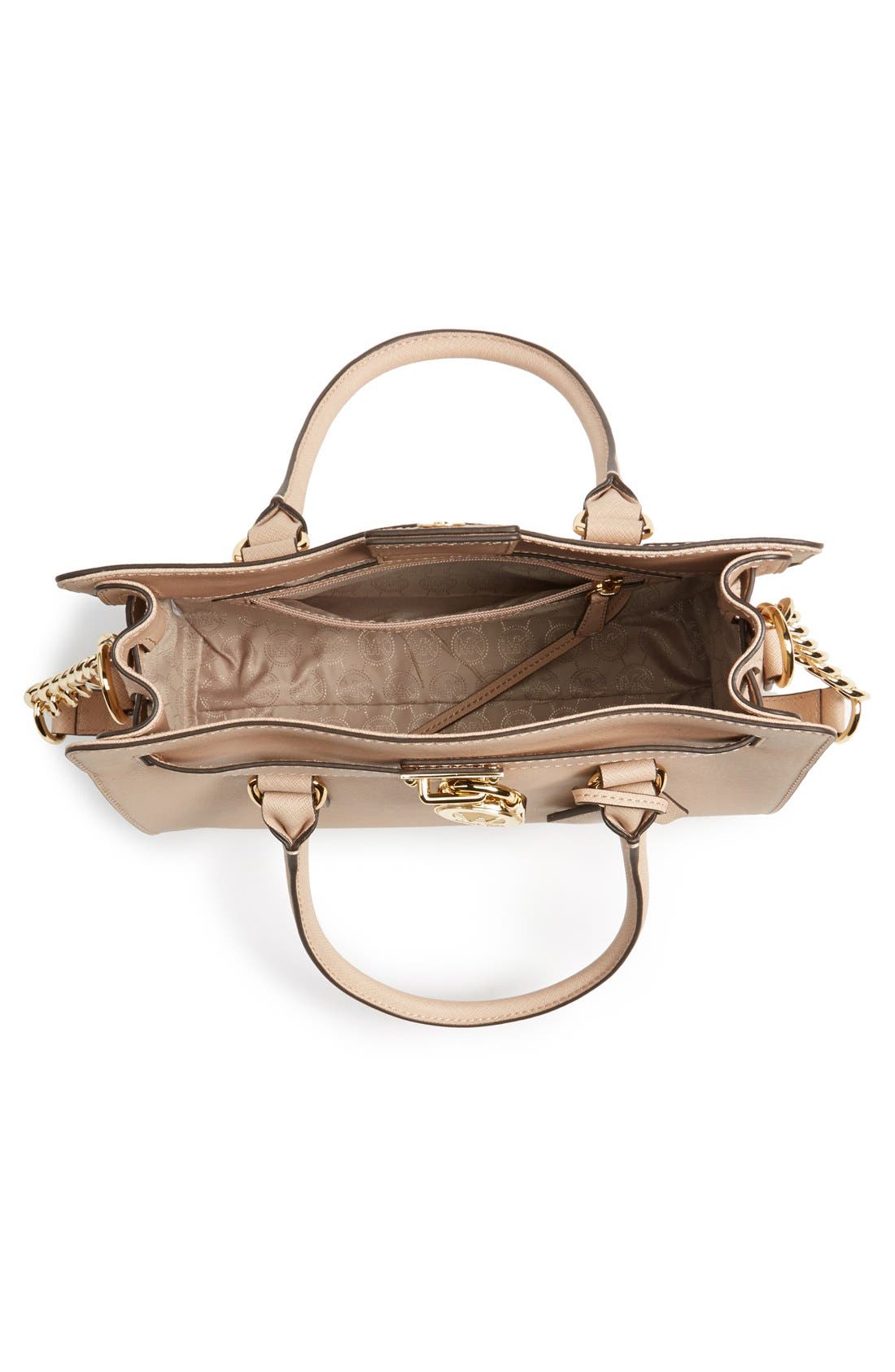'Medium Hamilton' Saffiano Leather Satchel, Alternate, color, BLUSH