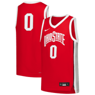 Nike Youth Nike Scarlet Ohio State Buckeyes Replica Basketball Jersey