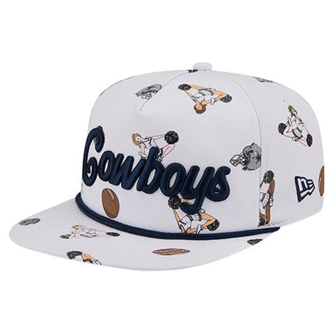 Men's New Era  White Dallas Cowboys Team Cheer 19TWENTY Snapback Hat