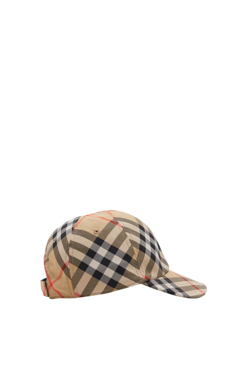 Burberry Check Baseball Cap, Alternate, color, Sand