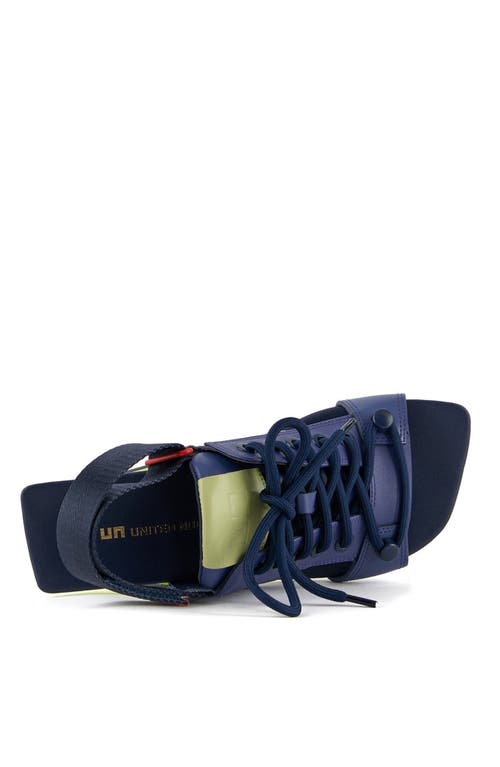 United Nude Loop Sporty Hi Sandal In Blue