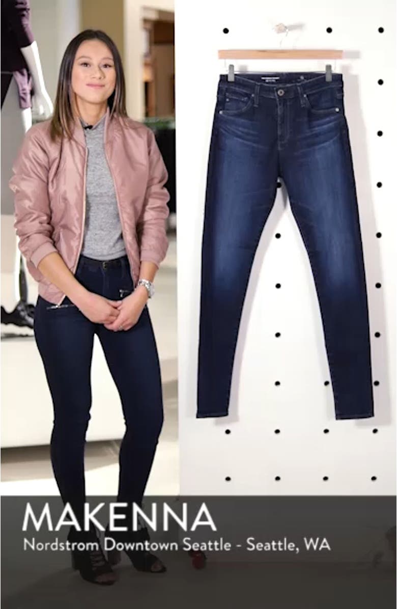 'The Farrah' High Rise Skinny Jeans, sales video thumbnail