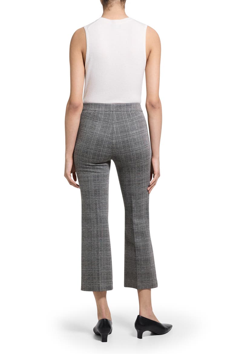 Glen Plaid Ankle Kick Pants, Alternate, color, TAN MULTI