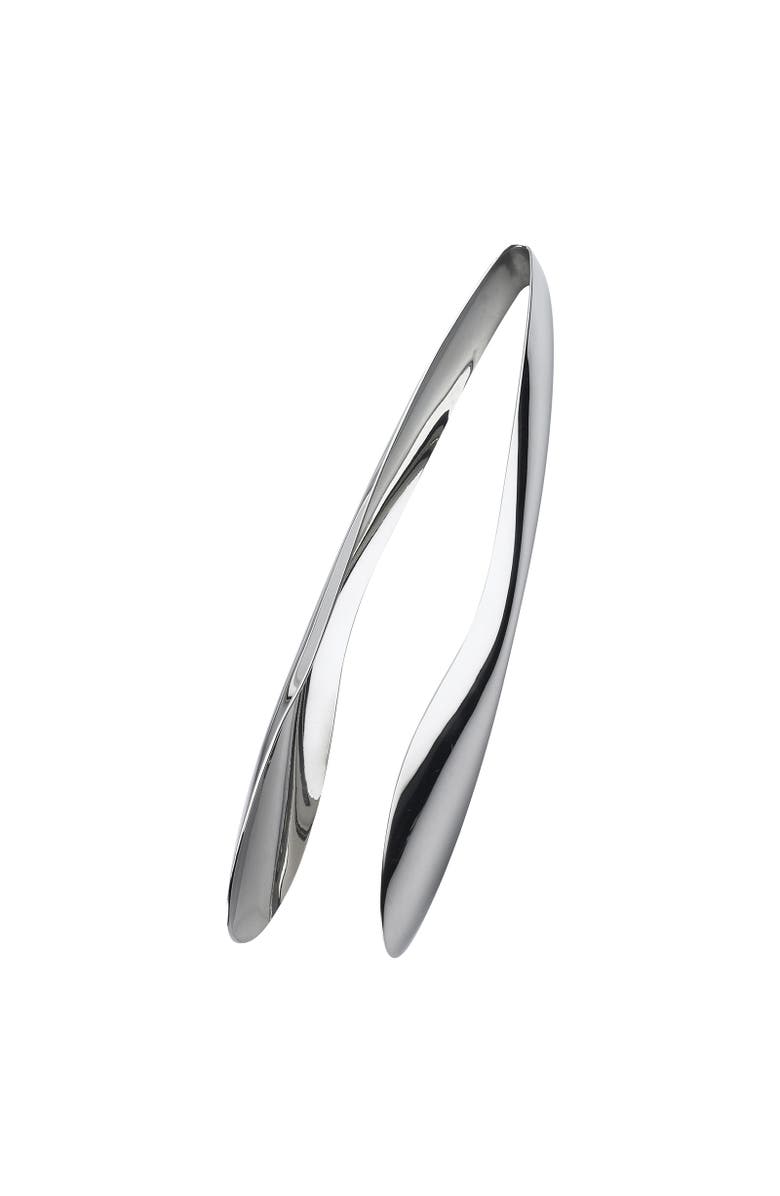 CUISIPRO 12 Inch Tempo Serving Tongs, Stainless Steel, Alternate, color, Silver