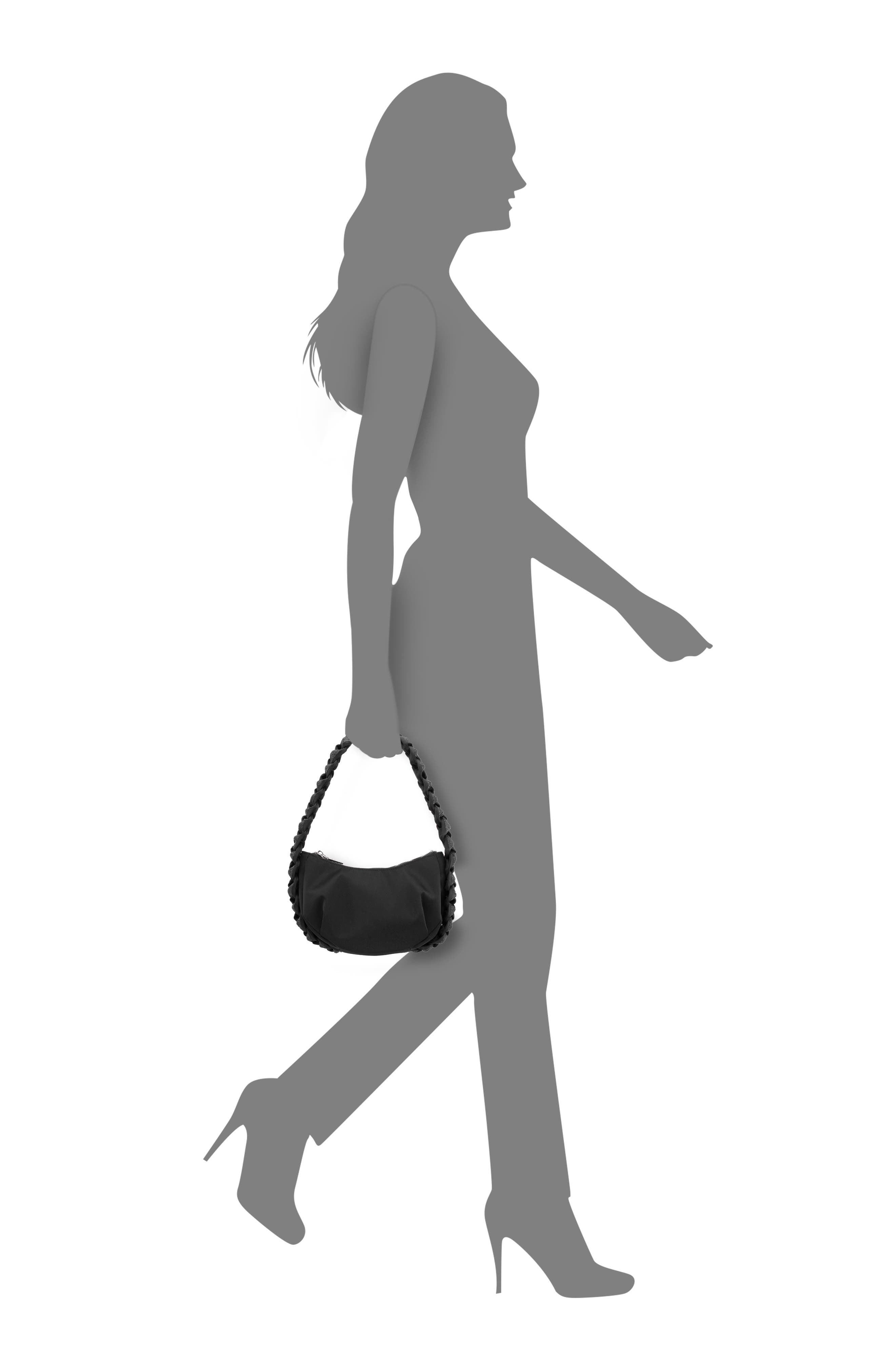 Nina Braided Detail Hobo Bag, Alternate, color, 