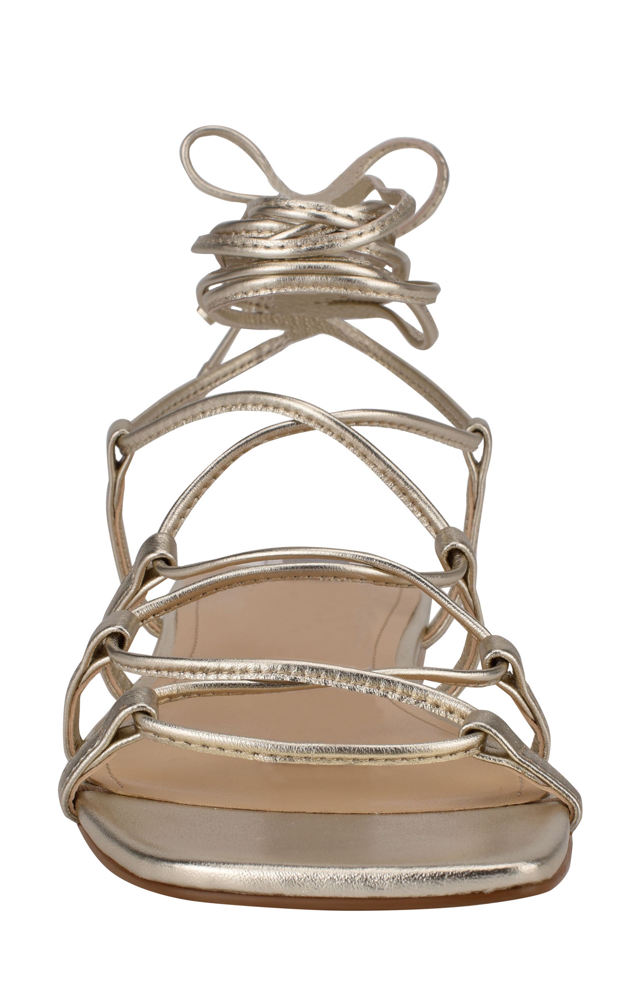 Mahalia Strappy Sandal, Alternate, color, PLATINO