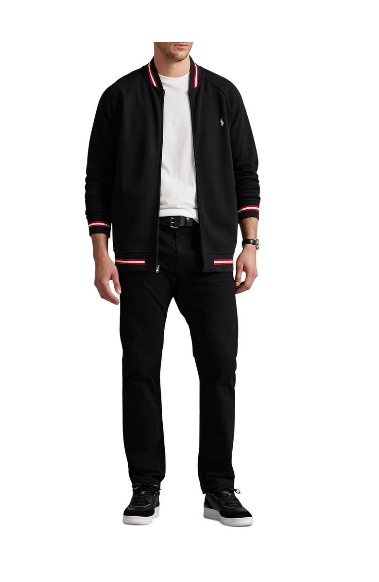 Polo Ralph Lauren Big
Tall Double-Knit Mesh Bomber Jacket, Alternate, color, Polo Black Multi