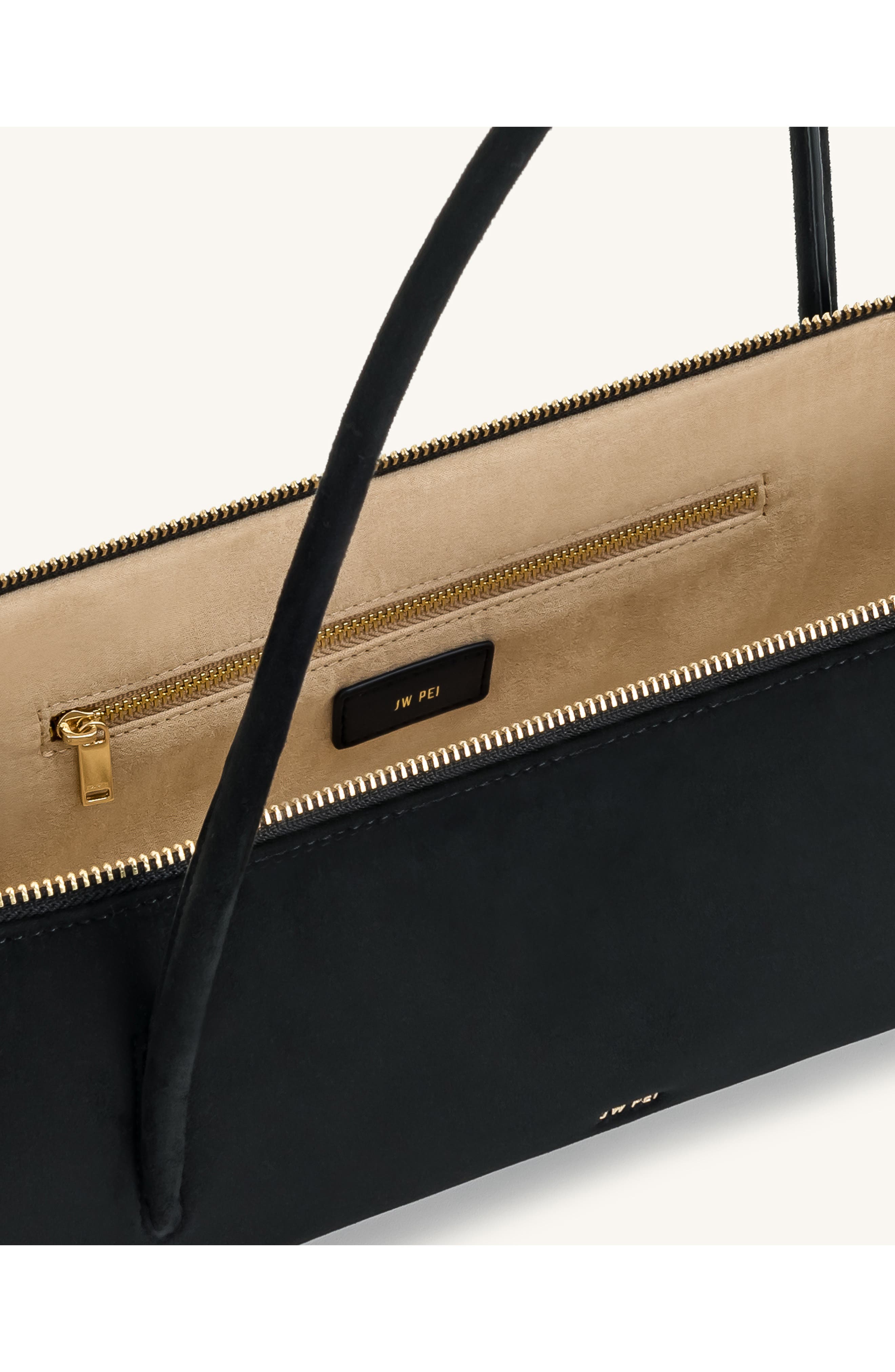 Nova Baguette Shoulder Bag, Alternate, color, BLACK