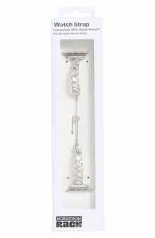 NORDSTROM RACK Baguette Crystal Apple Watch® Watchband