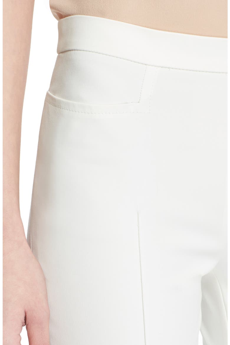 Franca Techno Cotton Blend Ankle Pants, Alternate, color, CREAM