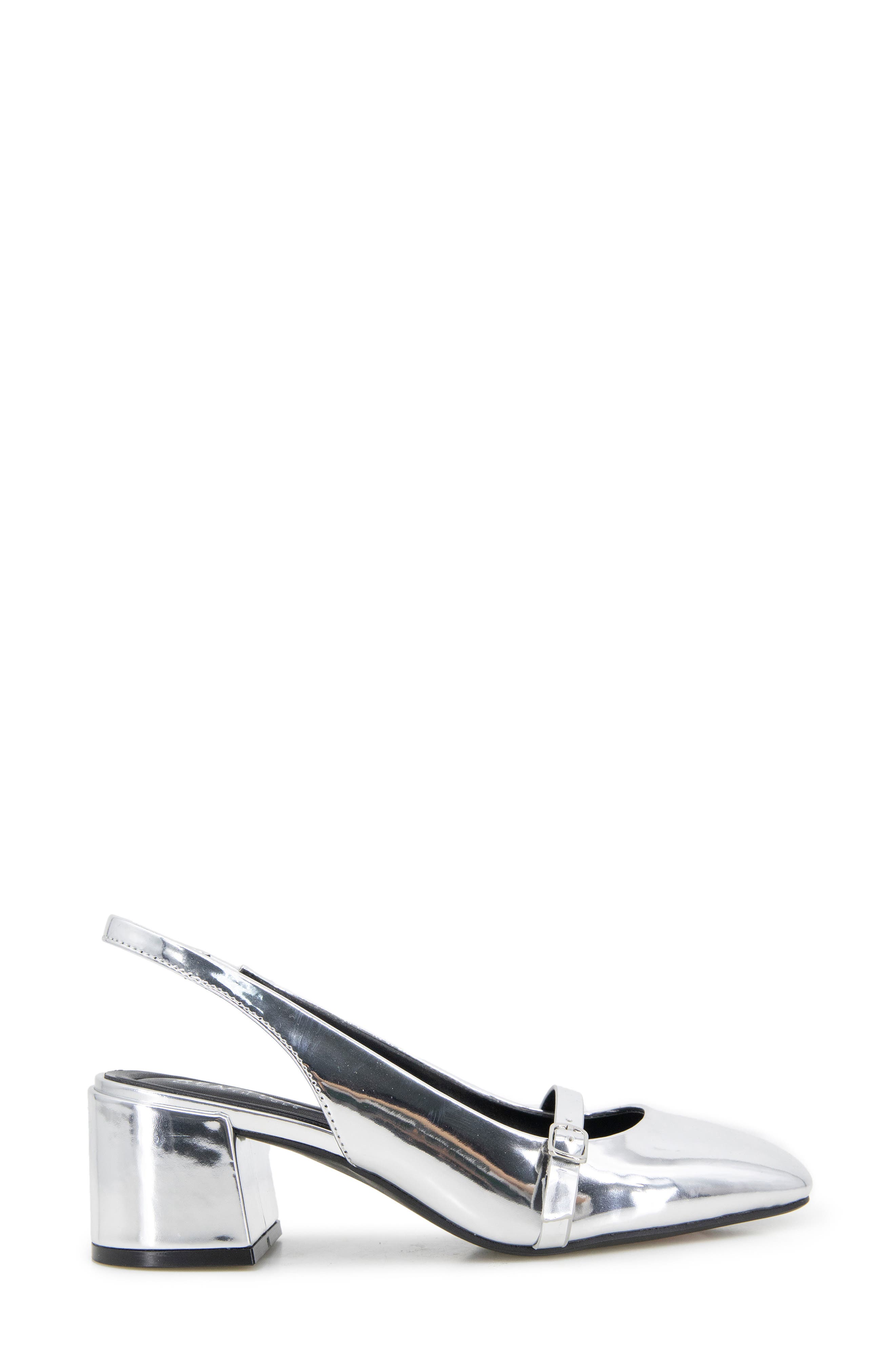Reaction Kenneth Cole Lindy Slingback Pump, Alternate, color, Silver