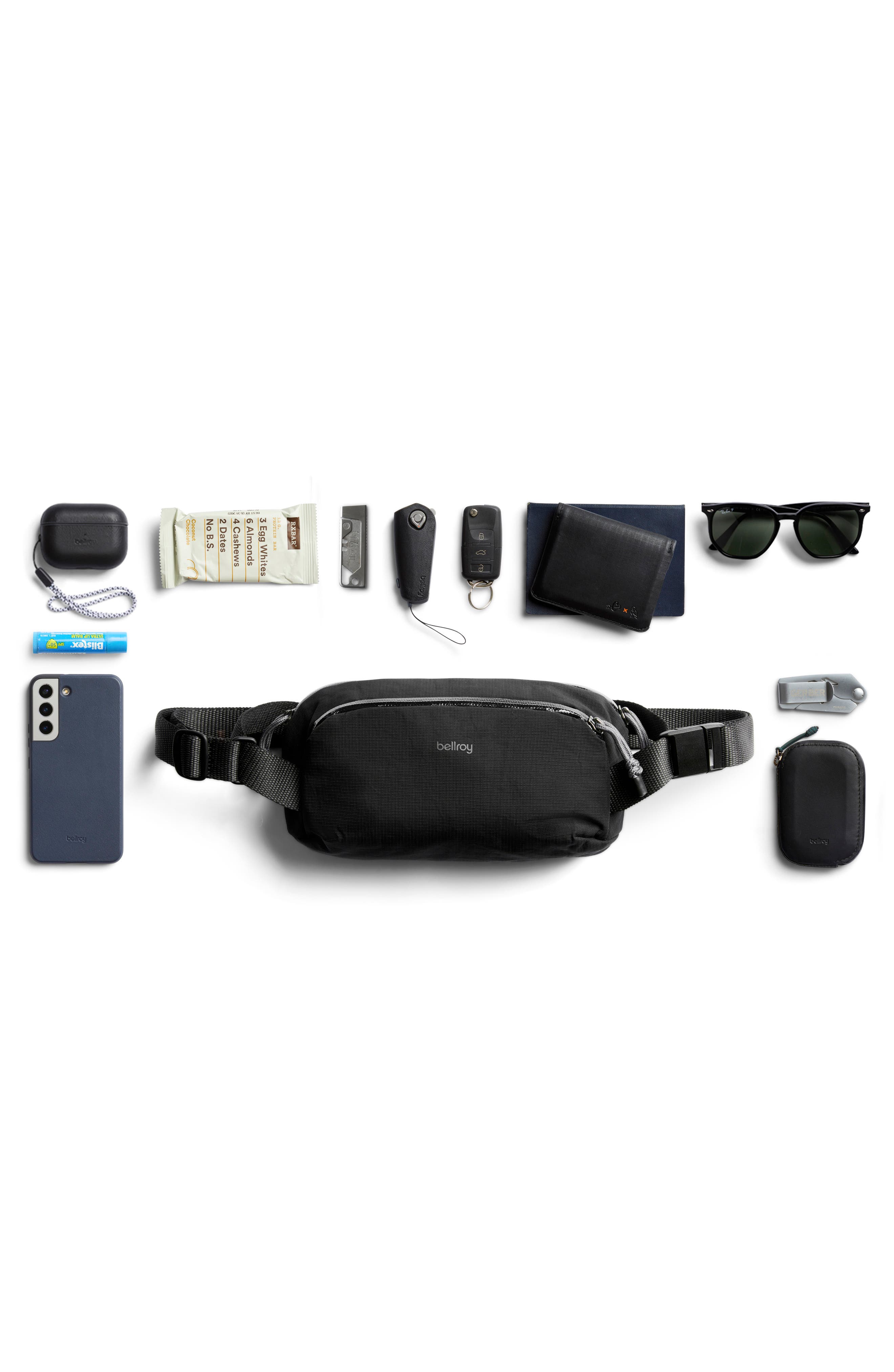 Venture Ready Belt Bag, Alternate, color, BLACK