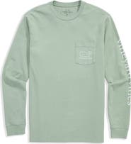 vineyard vines Vintage Whale Long Sleeve Cotton Graphic T-Shirt