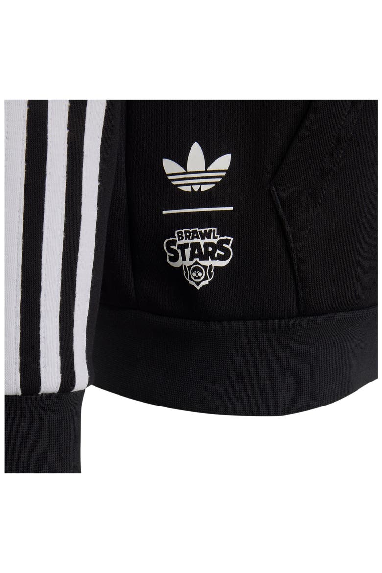 Kids' GFX Graphic Hoodie, Alternate, color, BLACK/ WHITE