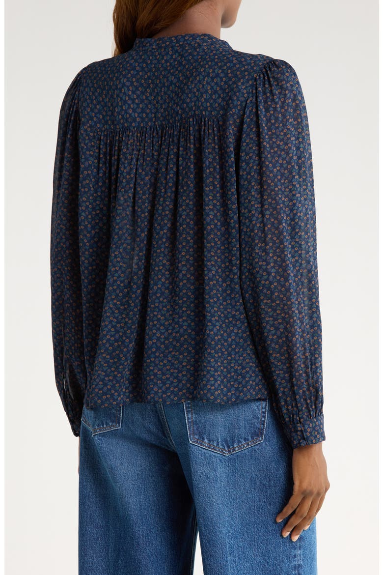Bibiana Print Top, Alternate, color, NAVY MULTI