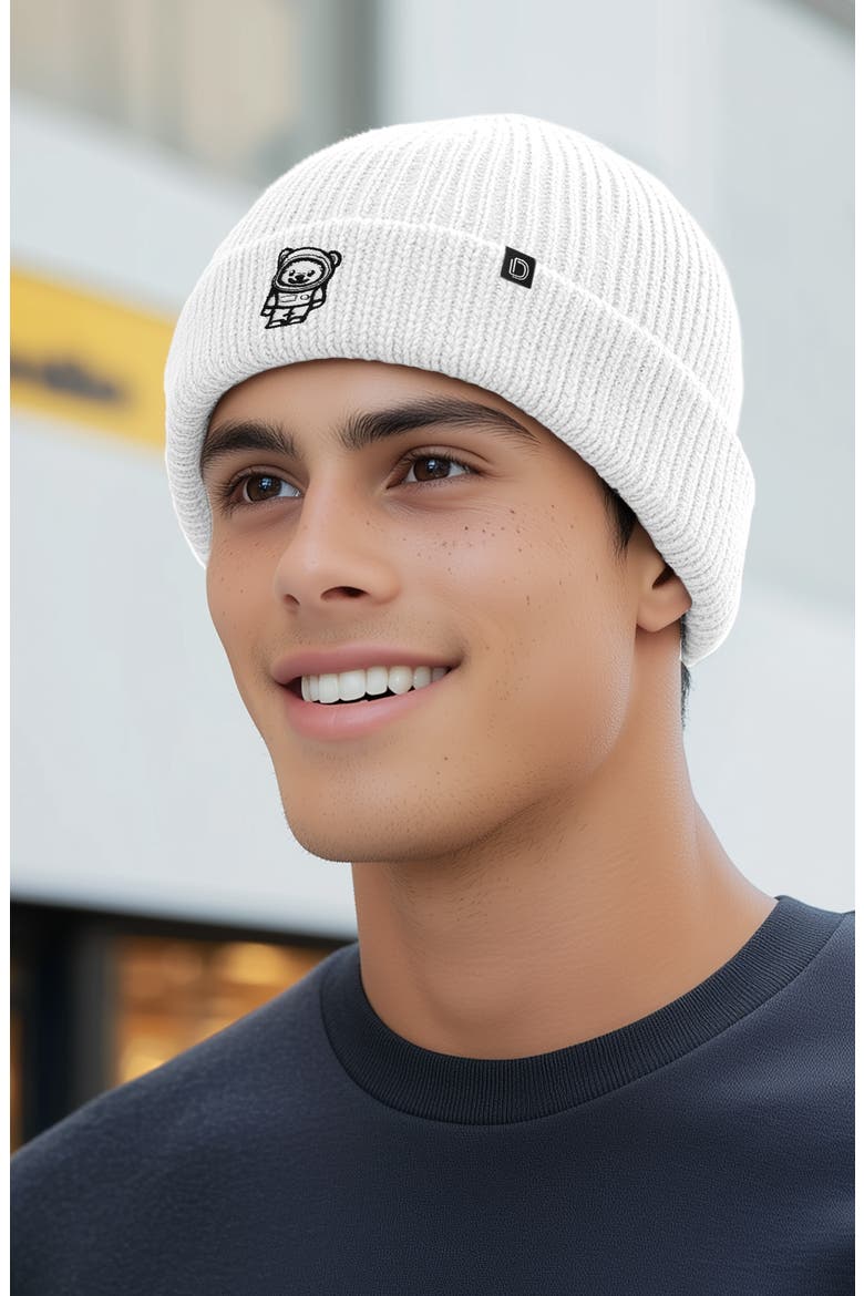 Ice Bear Beanie, Alternate, color, White