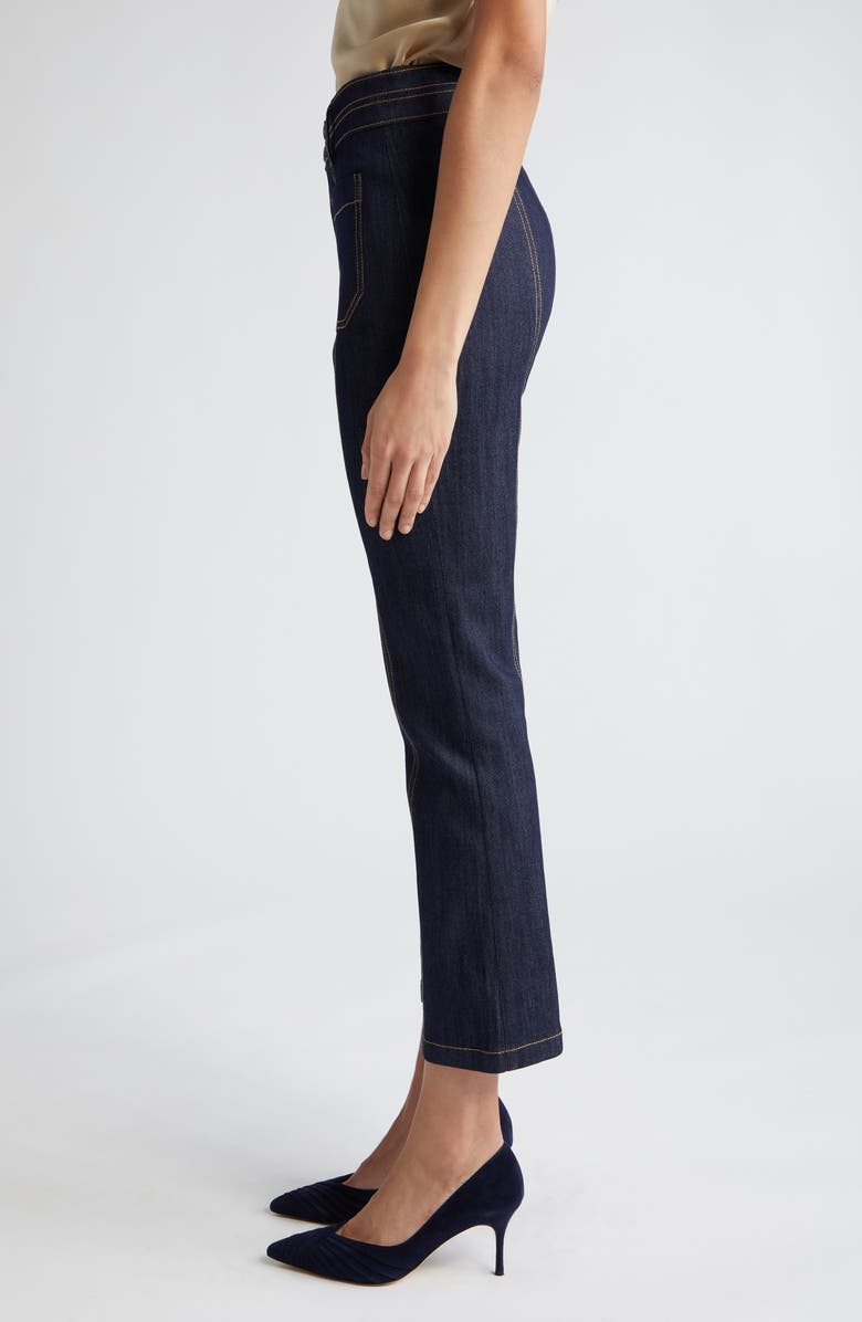 Cinq à Sept Dorothea Flare Jeans, Alternate, color, Indigo