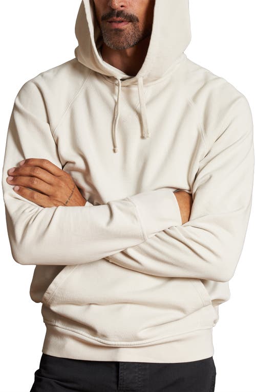 Rowan Barton Terry Raglan Hoodie In White