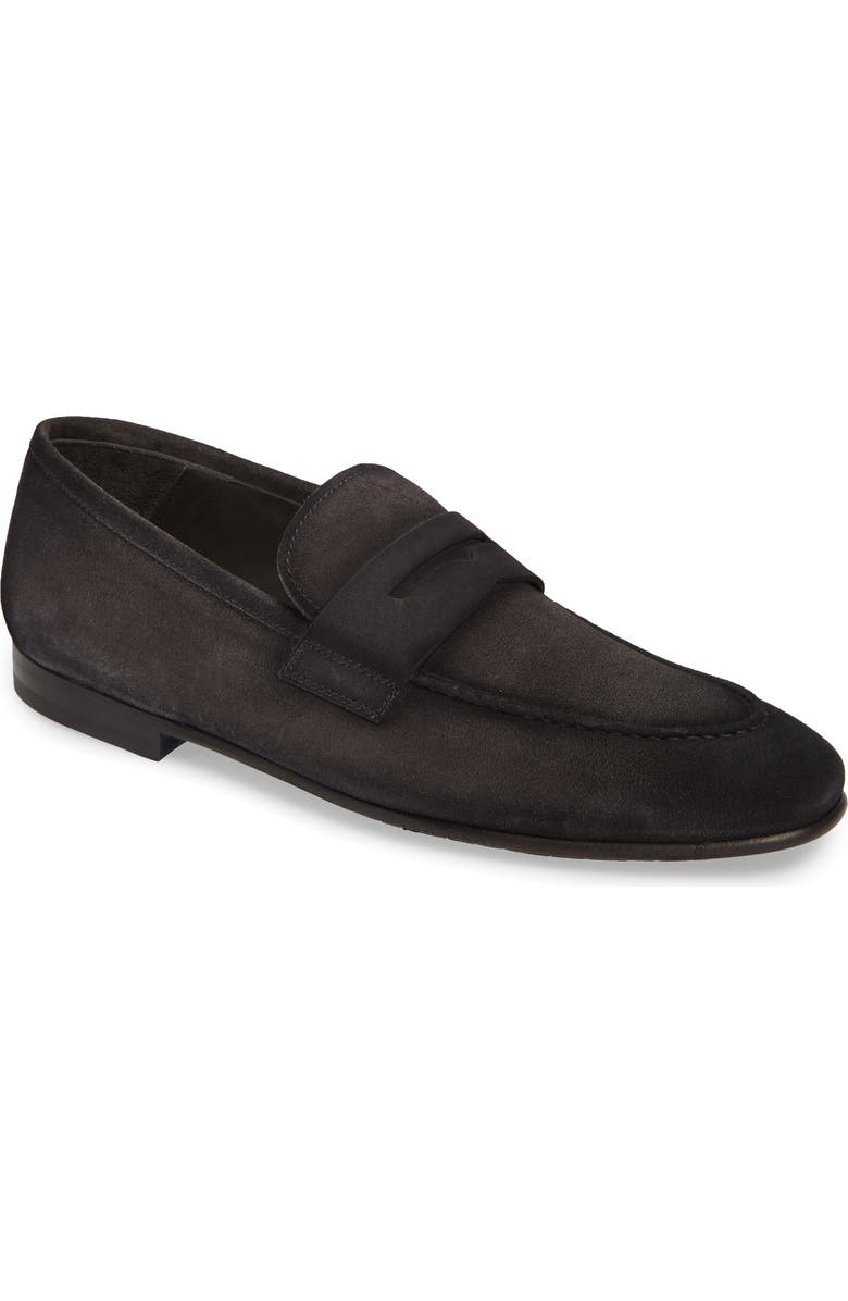 TO BOOT NEW YORK Enzo Apron Toe Penny Loafer, Main, color,