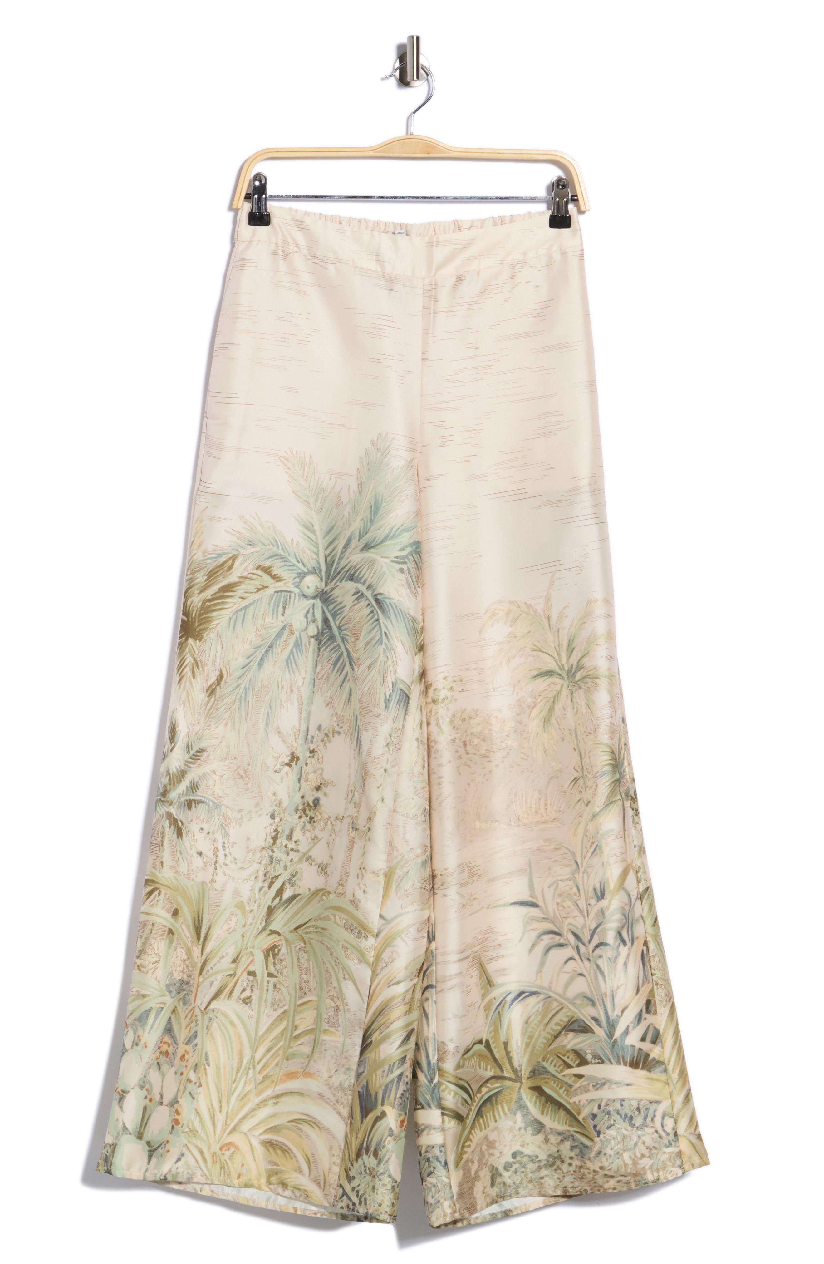 Wide Leg Pull On Pants