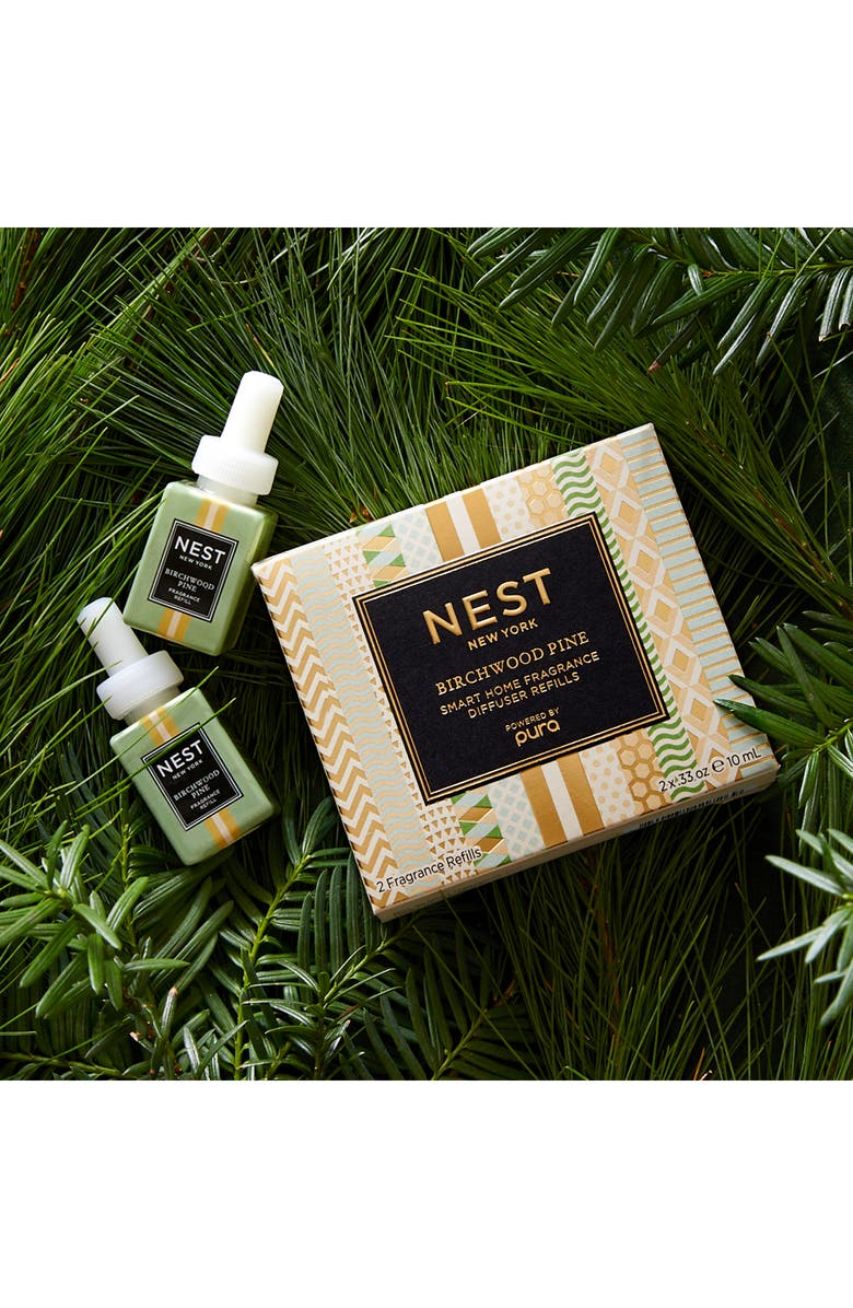 NEST New York Pura Smart Home Birchwood Pine Fragrance Diffuser Refill Duo, Alternate, color, 