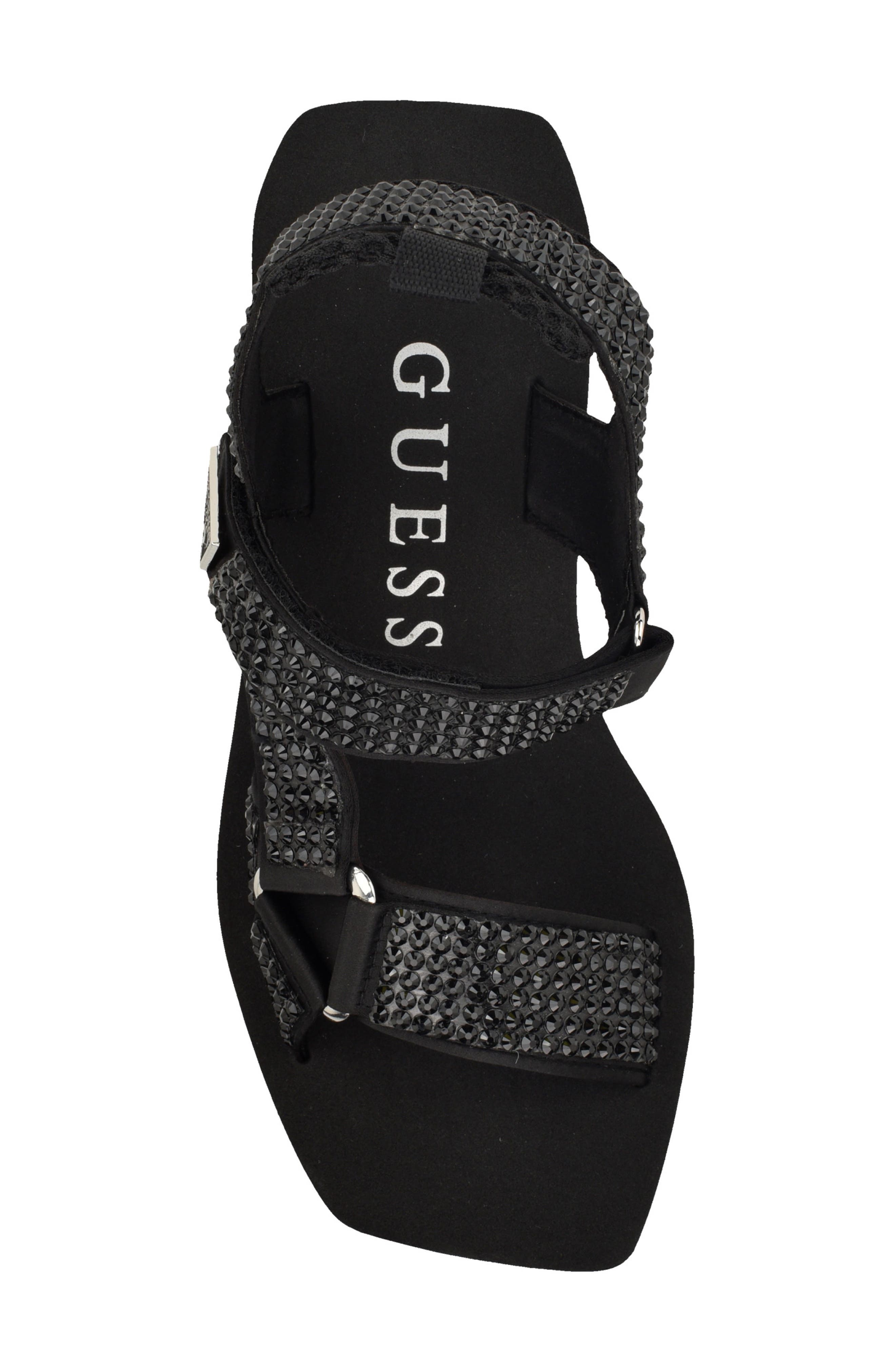 GUESS Dawsin Slingback Platform Wedge Sandal, Alternate, color, 