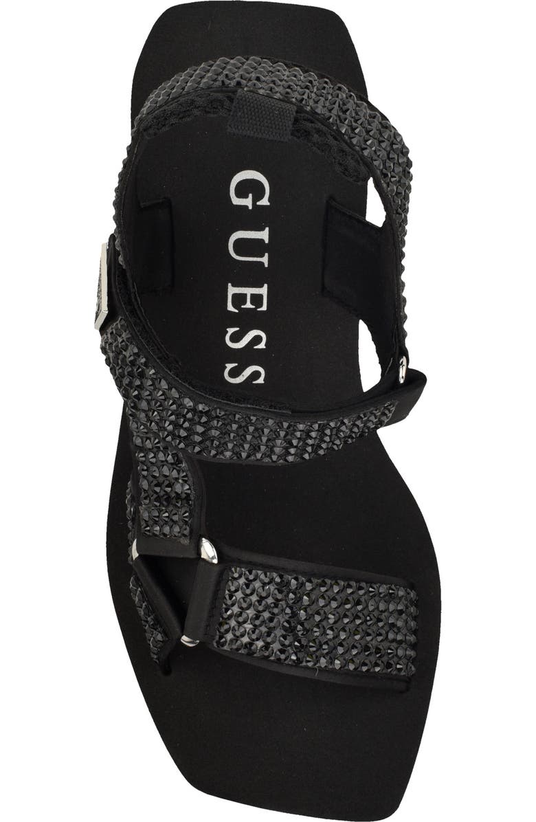GUESS Dawsin Slingback Platform Wedge Sandal, Alternate, color,