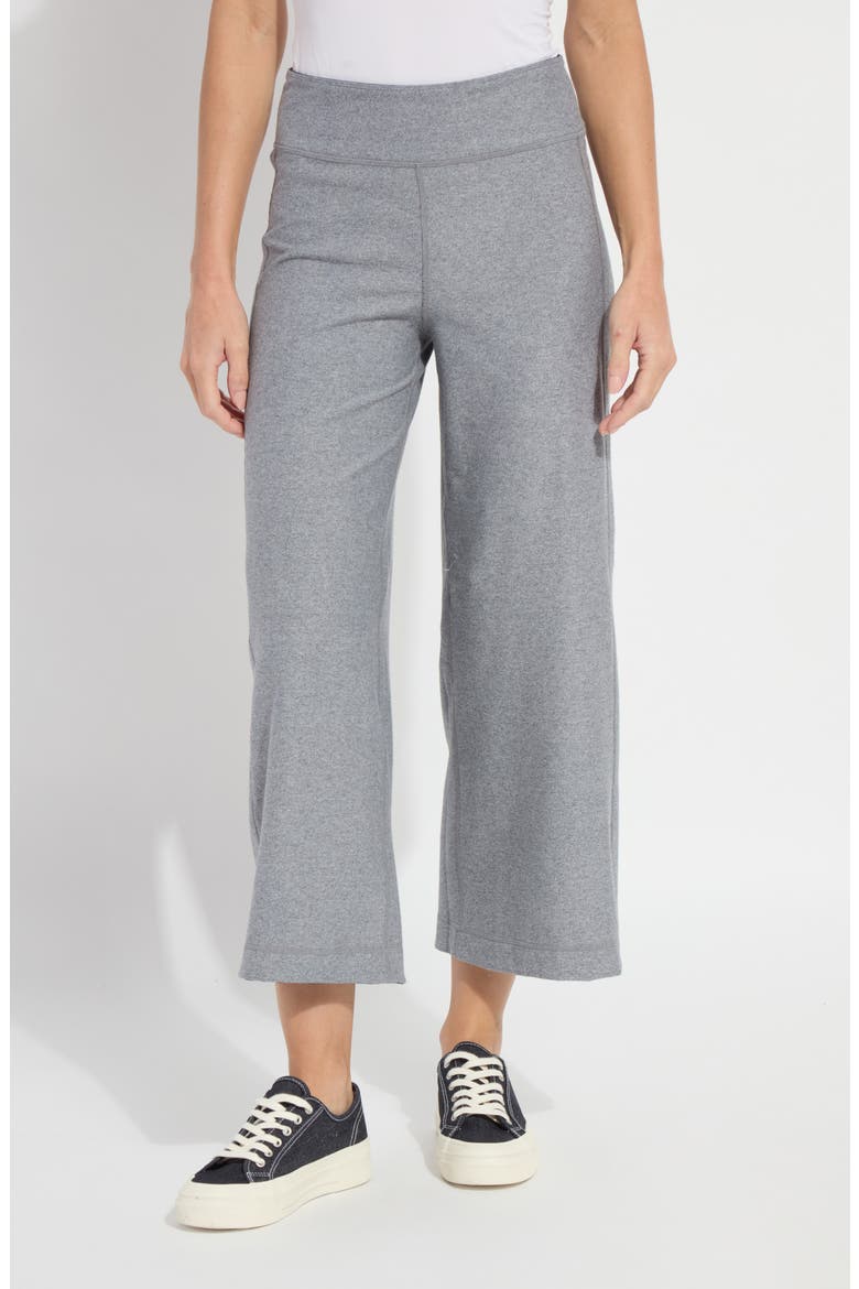 Jovie Reversible Pull-On Crop Wide Leg Pants, Main, color, TRUE NAVY/ GREY MELANGE