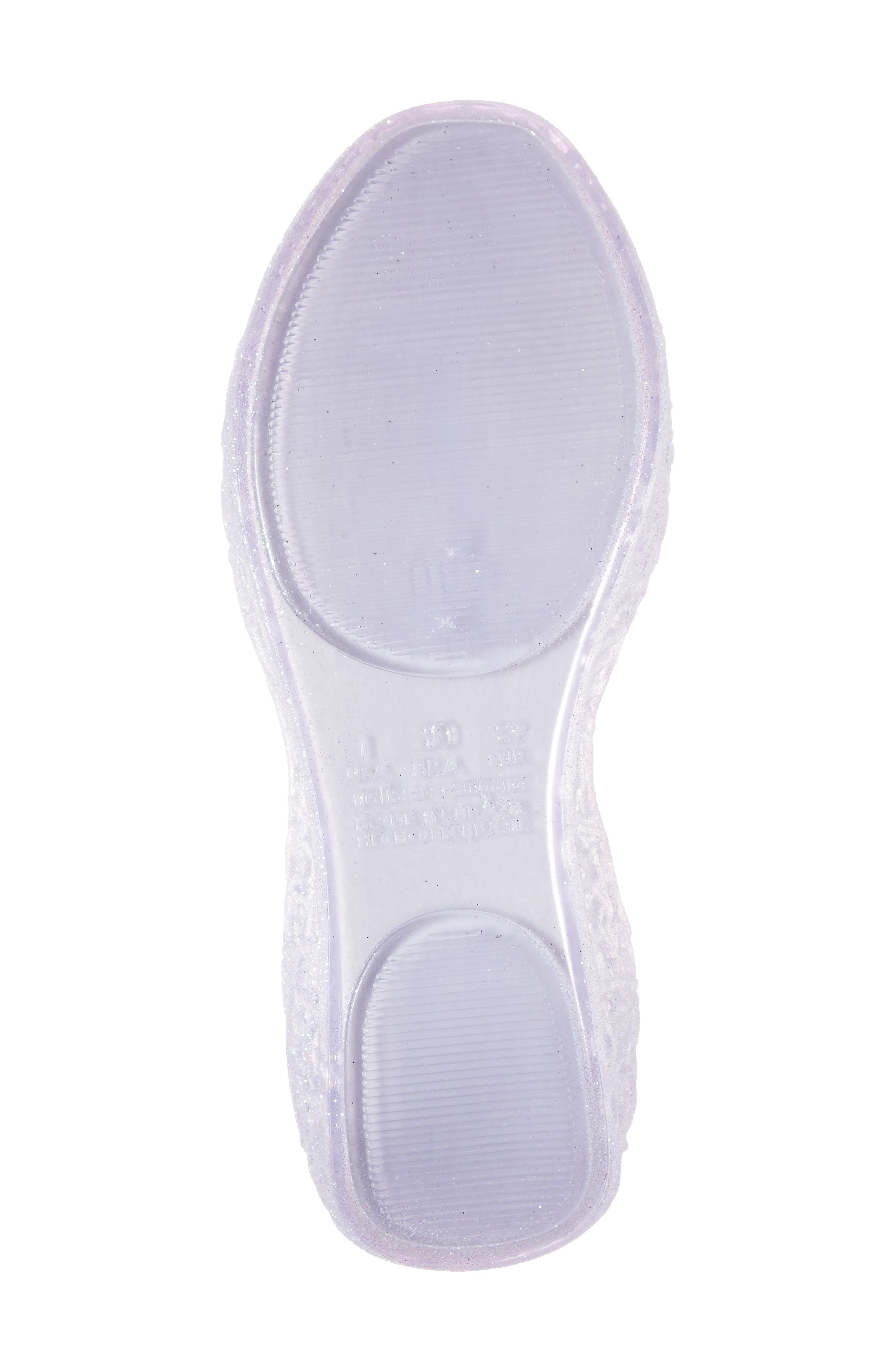 'Campana Zig Zag' Flat, Alternate, color, CLEAR