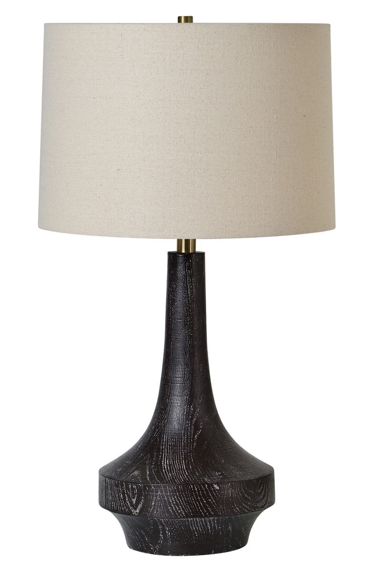 Truro Woodgrain Painted Table Lamp, Main, color, NO COLOR
