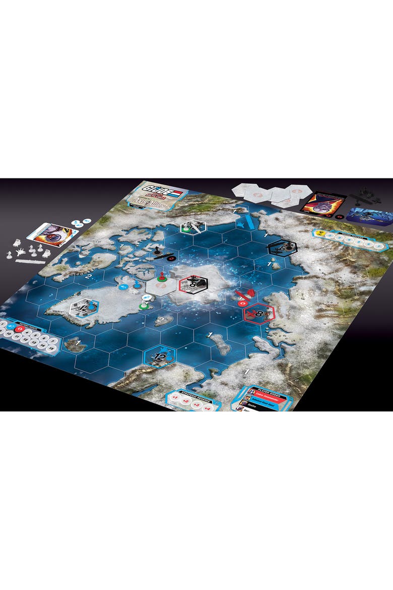 G I Joe Battle For The Arctic Circle Board Game, Alternate, color, Multicolored