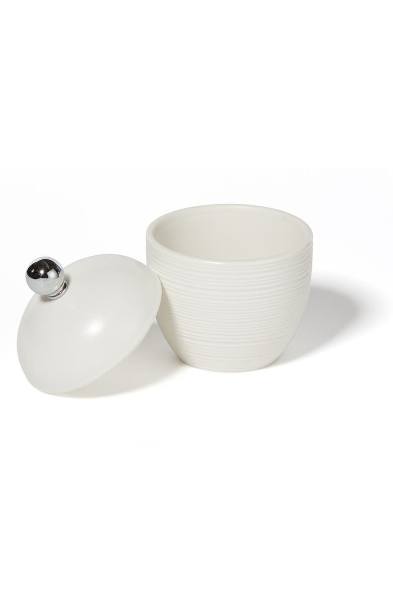 ROSELLI TRADING COMPANY Dubai Ceramic Canister, Alternate, color, White