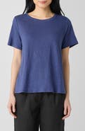 Eileen Fisher Organic Linen Crewneck T-Shirt