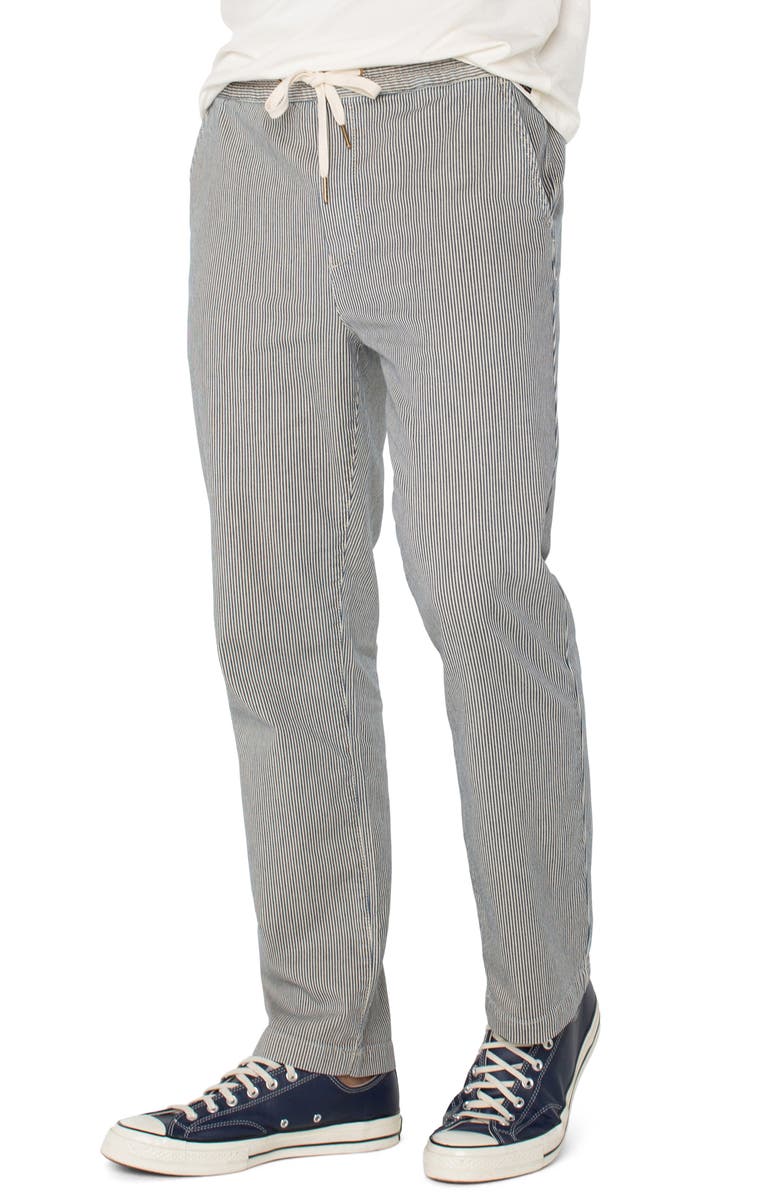 Liverpool Los Angeles Stripe Stretch Cotton Joggers, Alternate, color,