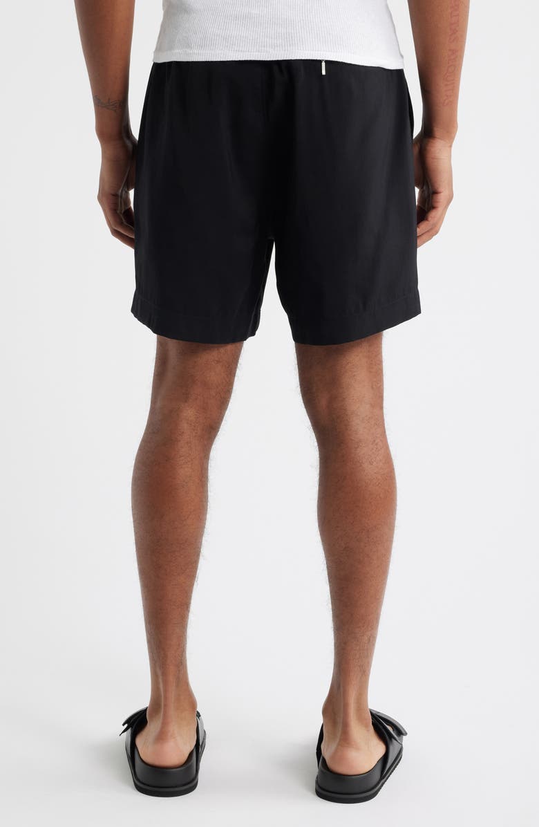 Open Edit Drawstring Pull-On Resort Shorts, Alternate, color, Black