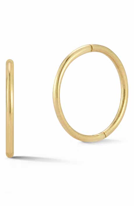 Ember Fine Jewelry 14k Gold Medium Huggie Hoop Earrings