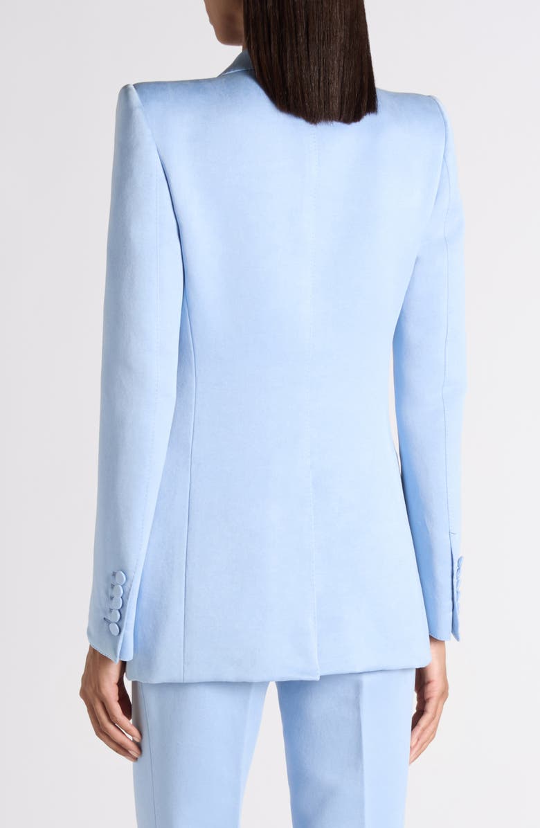 TOM FORD Washed Cotton & Silk Duchesse Satin Jacket, Alternate, color, Mineral Blue