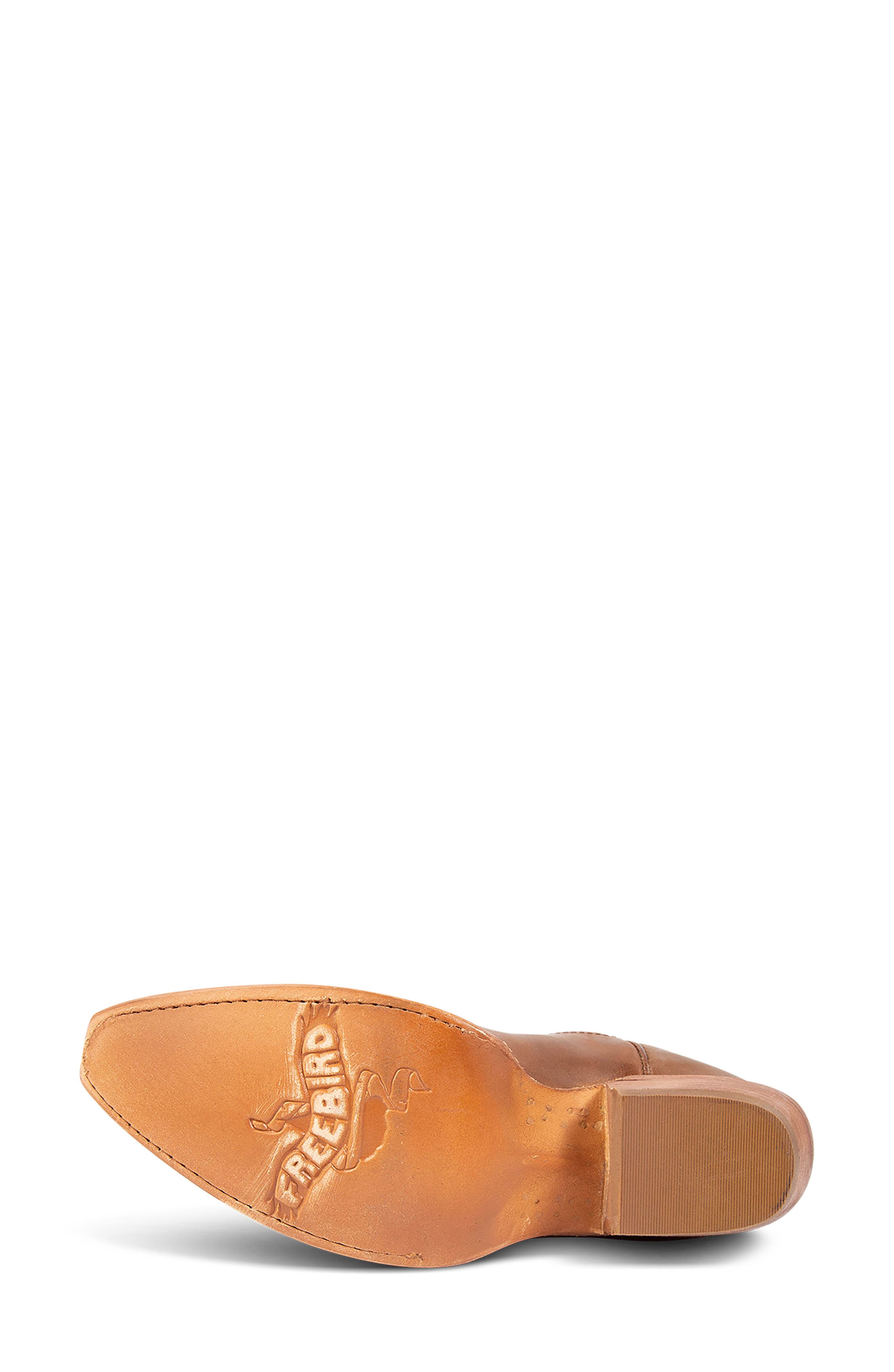 Woodland Leather Western Boot, Alternate, color, TAN