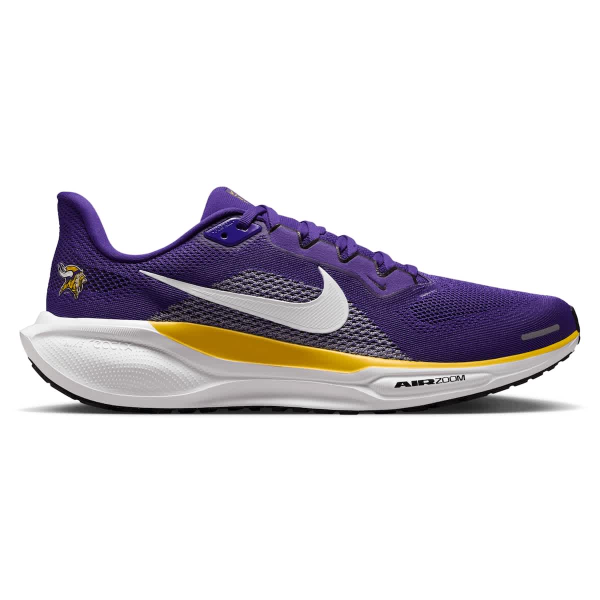 Nike Unisex Nike  Purple Minnesota Vikings Air Zoom Pegasus 41 Sneakers, Alternate, color, Purple