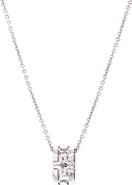 Pre-Owned Bvlgari Parentesi Ring Pendant Necklace 18K White Gold