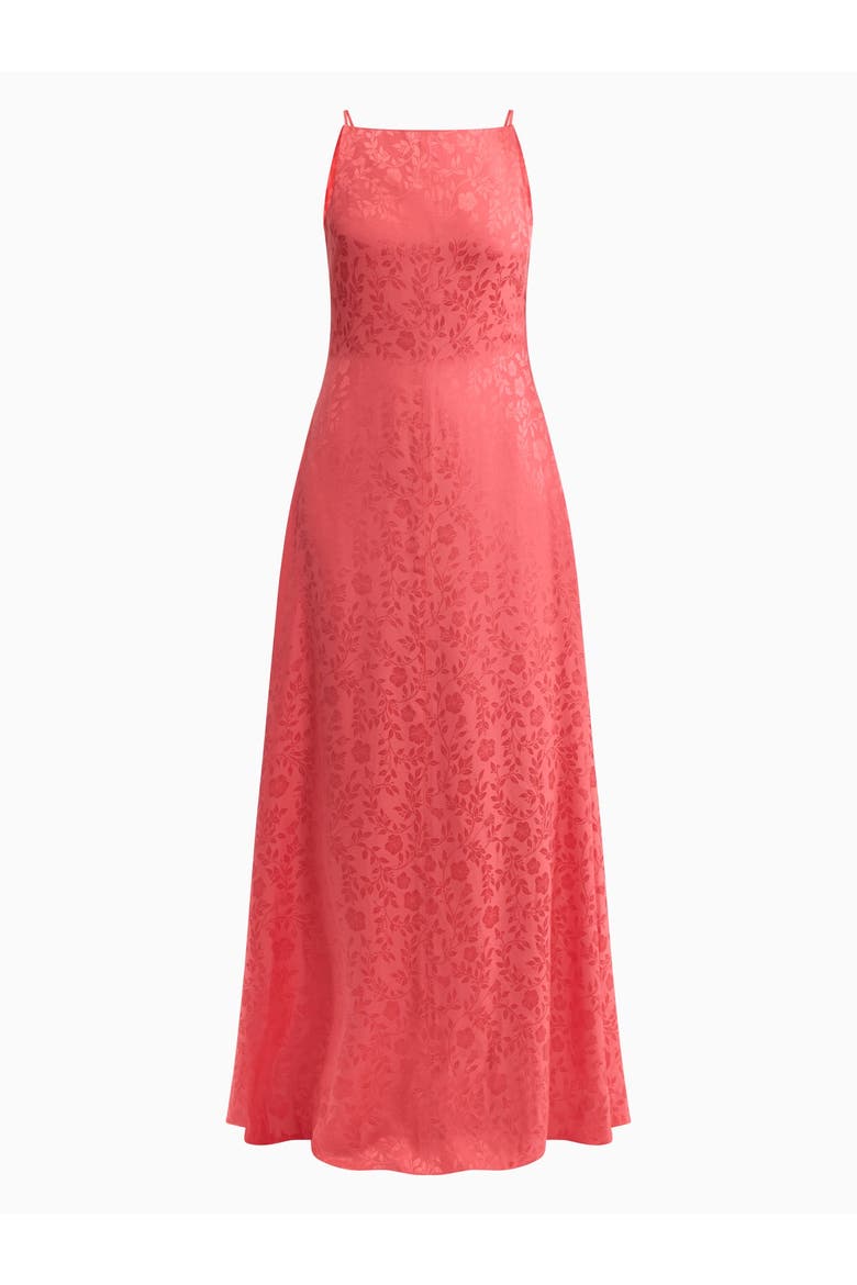 Emery Jacquard Dress, Alternate, color, Coral Blush