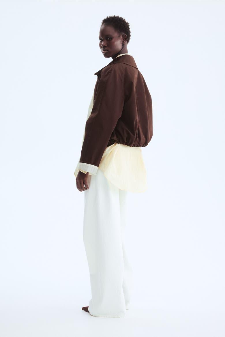Twill jacket, Alternate, color, Dark brown