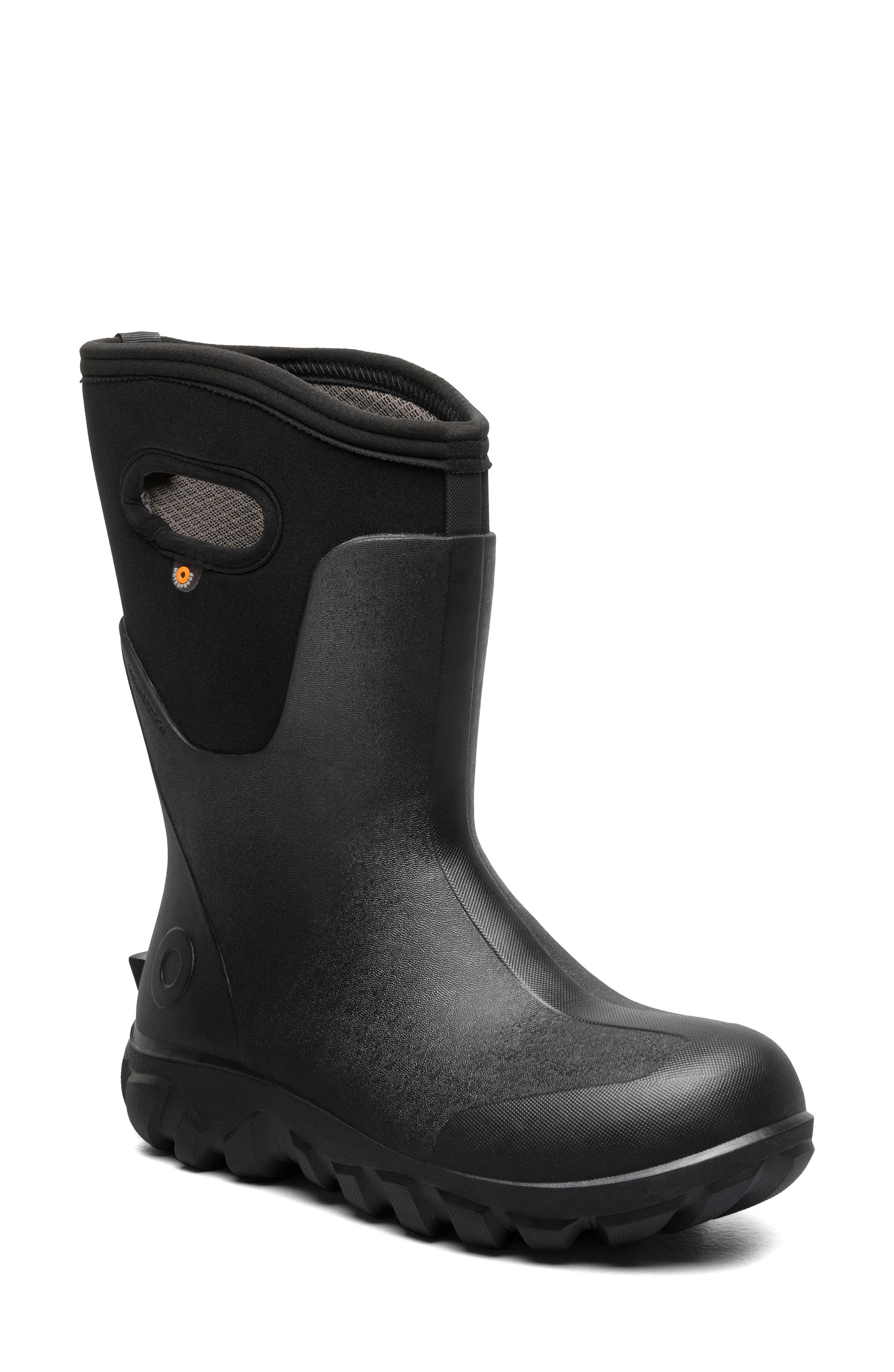 Bogs Classic Seamless Tall Rain Boot, Main, color, Black