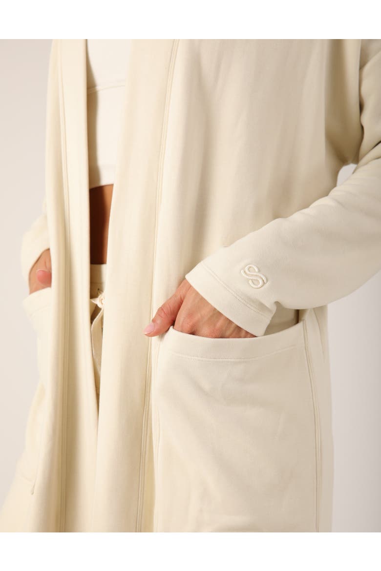 Luxury Cardigan, Alternate, color, Oatmilk