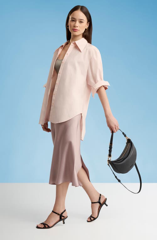 Cole Haan Elizabeth Raffia & Leather Crossbody Bag