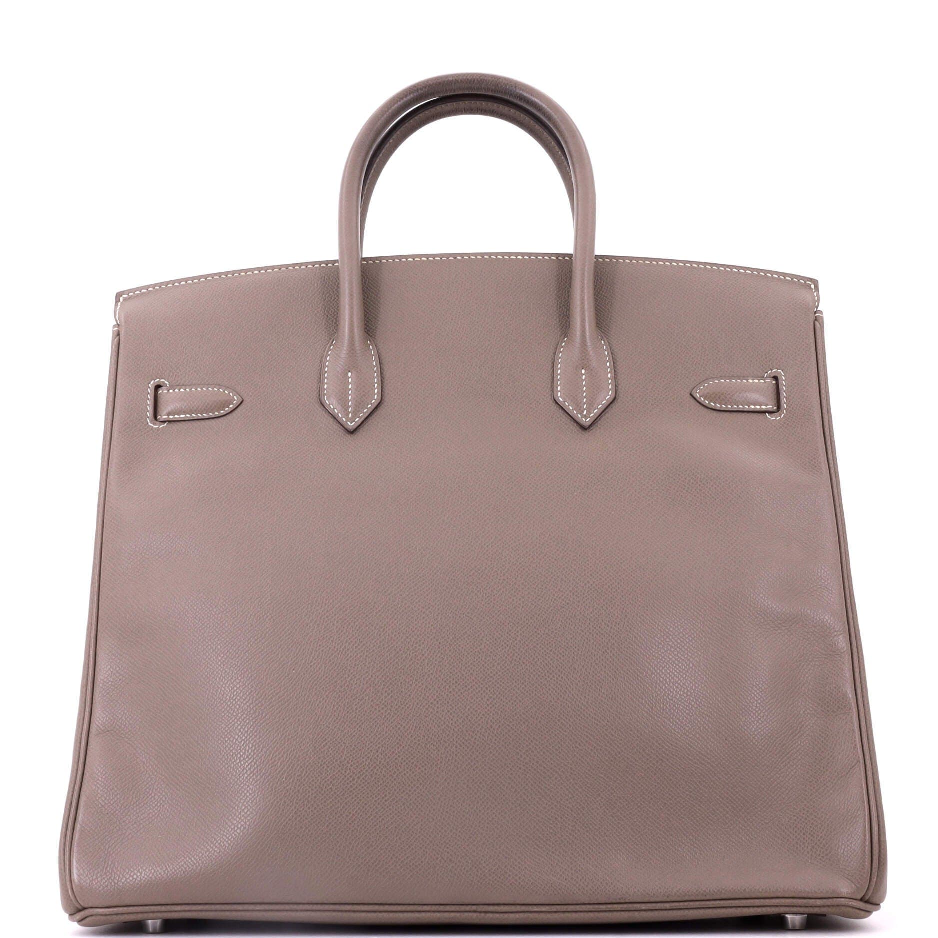 HAC Birkin Bag Grey Epsom with Palladium Hardware 36, Alternate, color, Grey