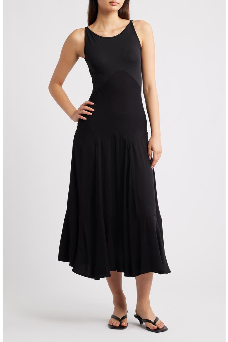 Dammit Janet Sleeveless Dress, Main, color, BLACK