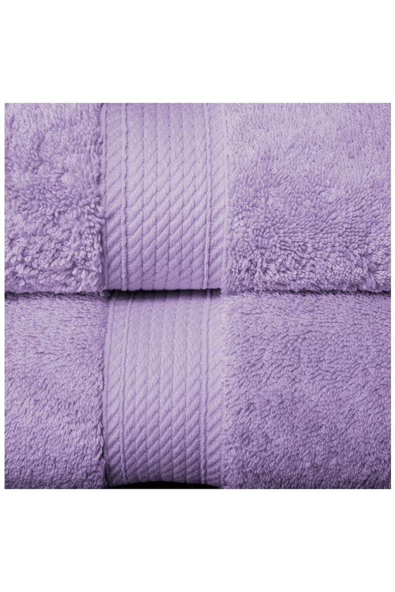 Egyptian Cotton 10-Piece Towel Set, Alternate, color, PURPLE