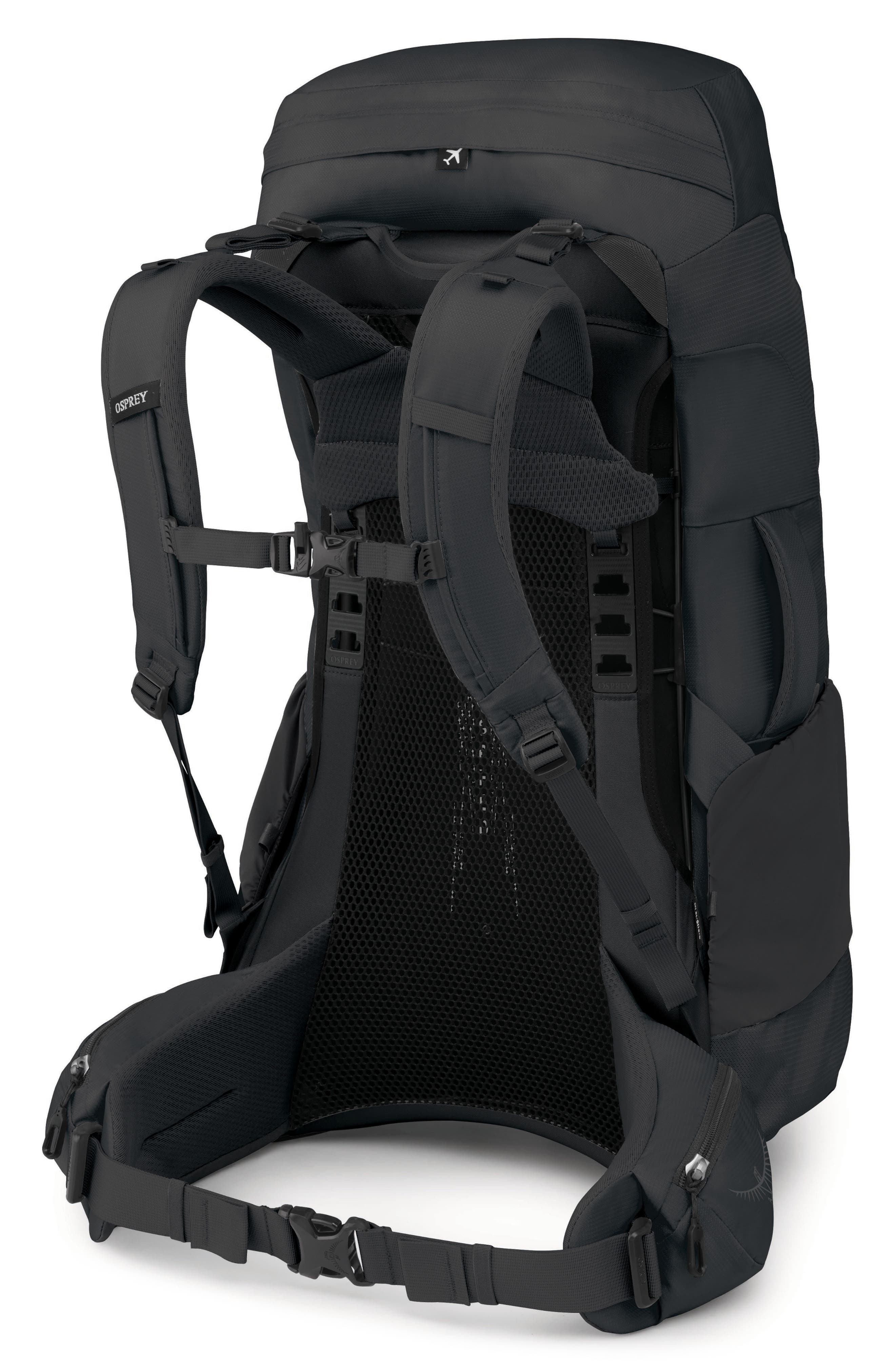 Osprey Farpoint Trek 55-Liter Backpack Luggage, Alternate, color, Black